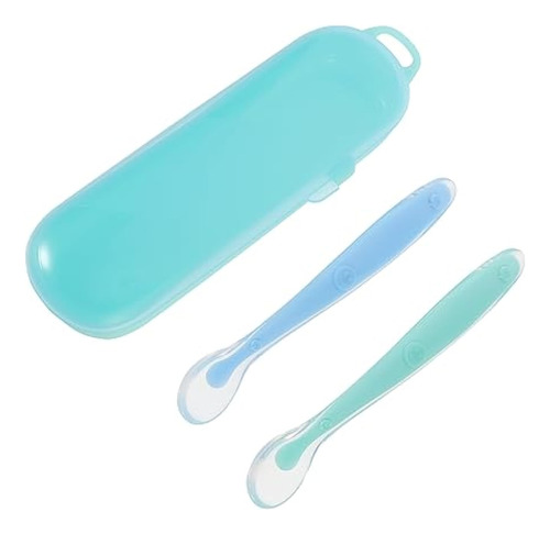 2pcs Spoon Baby Food Spoon Baby Feeding Uunidadil Fruit