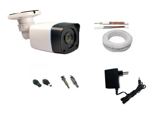 Kit Câmera Para Ligar Direto Na Tv+cabo + Conectores +fonte