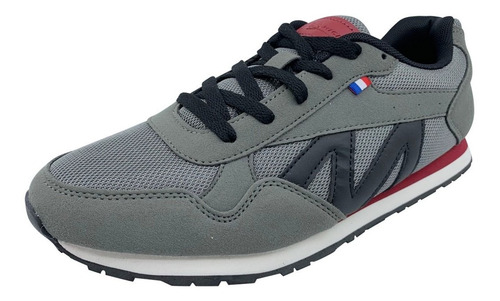 Imagen 3 de 8 de Zapatillas De Hombre Michelin Footwear Cc Gris-rojo