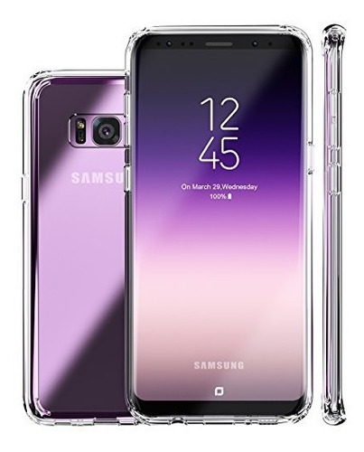 Funda Antigolpes Y Antirraya Transparente P/galaxy S8 Plus