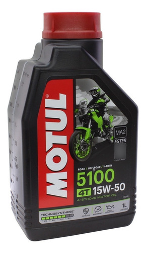 Aceite Moto 4t 5100 15w50 Semi Sintetico Motul 1l