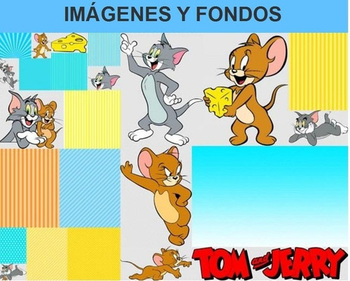 Kit Imprimible Tom Y Jerry Fiesta 3x1