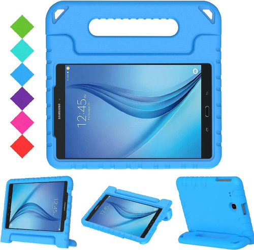 Funda Bmouo Para iPad Galaxy Tab De 9.6 Pulgadas Color Azul