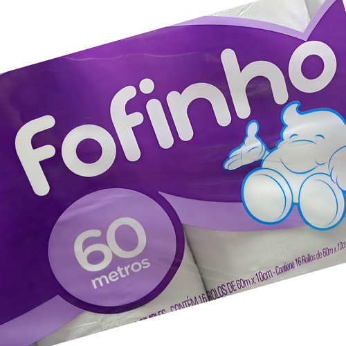 Papel Higienico Atacado 16 Rolos Com 60m Cada - 16 X 60m