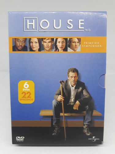 House Primeira Temporada Completa 6 Dvd's 22 Episódios