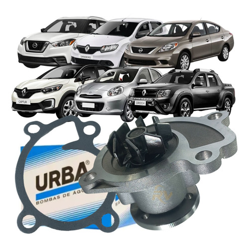 Bomba D'agua Kicks March Versa Captur Duster 1.6 Urba Ub0821