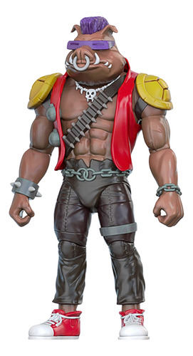 Bst Axn Tmnt W3 '80s Bebop 5in Figura De Acción