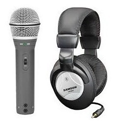 Microfono Set Samson Q2u Usb-xlr + Auricular + Soporte