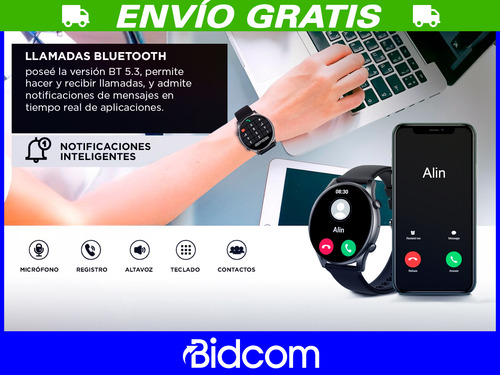 Reloj Inteligente Gadnic Ip68 Smartwatch Resistente Al Agua