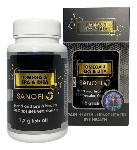 Omega 3 - 1.2g - 90 Capsulas Sanofi.