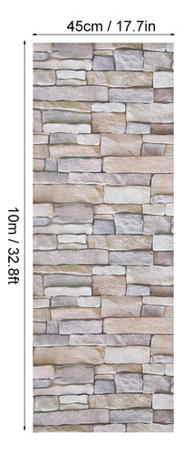 Adhesivo De Pared Autoadhesivo Estilo Ladrillo Resistente Al
