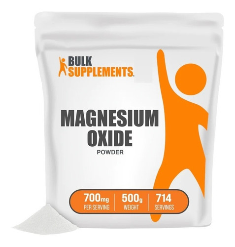 Bulk Supplements | Óxido Magnesio | 500g | 714 Servicios 