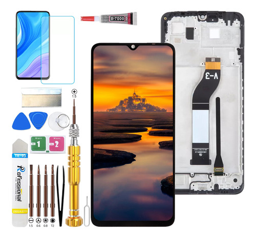 Zhangtuo Pantalla Lcd Para Xiaomi Poco C65 Redmi 13c M6 5g Con Marco 23100rn82l, 23106rn0da, 23108rn04y, 2310fpca4g, 2311drn14i