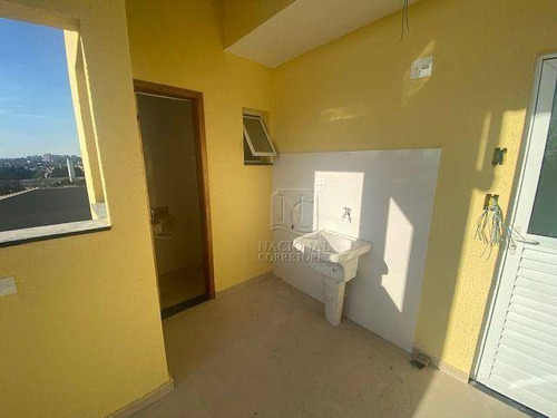 Cobertura Com 2 Dormitórios À Venda, 77 M² Por R$ 315.000,00 - Jardim Utinga - Santo André/sp - Co4830