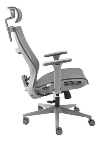 Cadeira De Escritório Ergonômica Vertta Cinza Elements