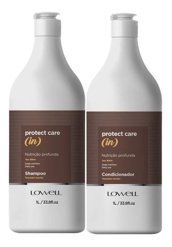 Kit Protect Care In Nutrição Profunda Sh + Cond 1l Lowell