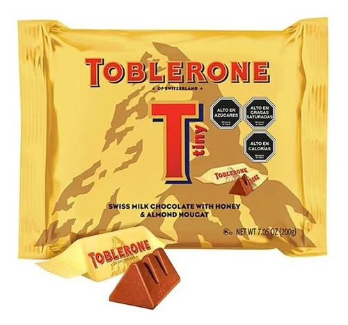 Chocolate Leche Mini Toblerone 200gr(2 Unidad )-super