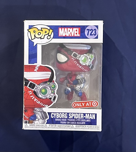 Funko Pop Cyborg Spider-man #723 Only At Target Detalle