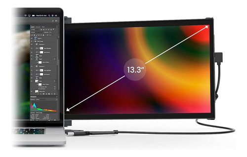 Mobile Pixels Duex Plus Monitor Portátil, Ips Hd De 13.3 P.