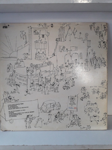 Lp Juan Manuel Serrat - Cada Loco Con Su Tema 1983 Imp. Enca (Usado)