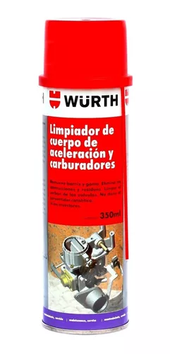 Limpiador en Aerosol de Cuerpo de Aceleración y Carburadores Würth