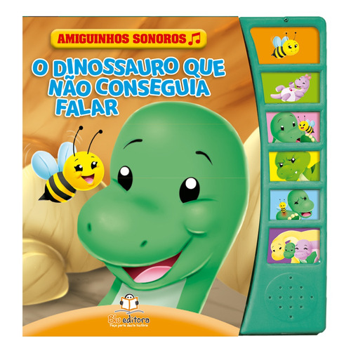 Amiguinhos sonoros: O dinossauro que não conseguia falar, de Book Factory. Blu Editora Ltda em português, 2019