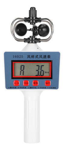 Medidor De Velocidad Del Viento, Anemómetro Portátil Tipo Co