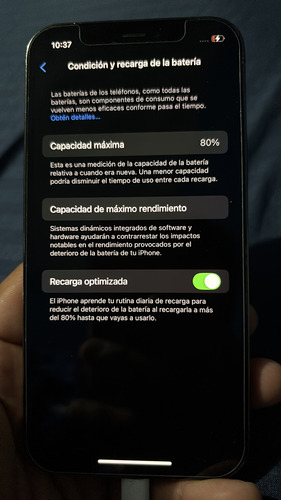 Apple iPhone 12 Pro (256 Gb) - Grafito (fallo En Módulo De Cámaras) Leer Descripción (Usado)