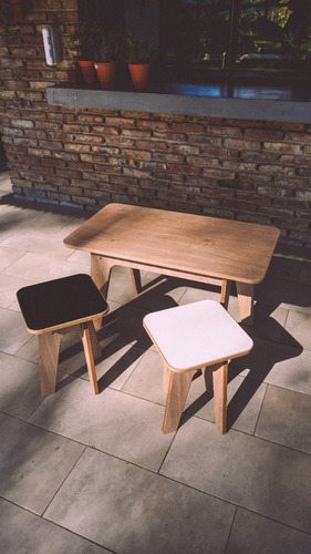 Imagen 7 de 9 de Banquetas De Madera 2 Unidades/ Deco De Diseño Envío Gratis