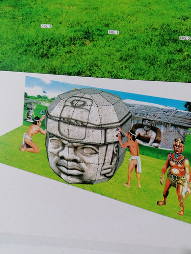 6 Maquetas Para Armar Cultura Olmeca Azteca Prehispánica Etc