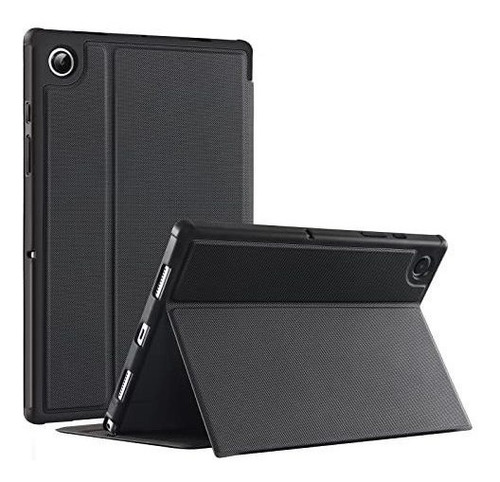 Funda Cuero Sintetico Para Samsung Tab A8 10.5 Cobak Negro
