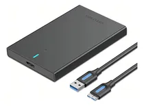 Comprar Carry disk 2.5 Vention Para disco Externo HDD \u002F SDD - Case Portatil Usb 3.0 a USB Micro B - 5 Gbps Plastico ABS Led PC Notebook Sata 2,5 Para PC Notebook Playstation Servidor Router KPAB0