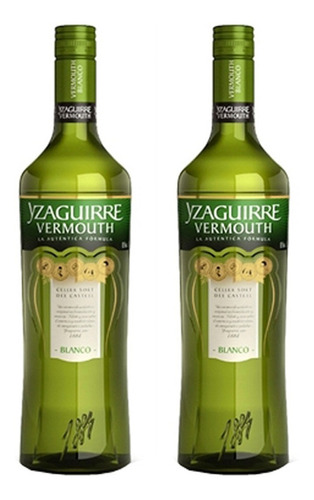 Imagen 1 de 4 de Vermouth Vermut Yzaguirre White X1000cc X2 Unidades