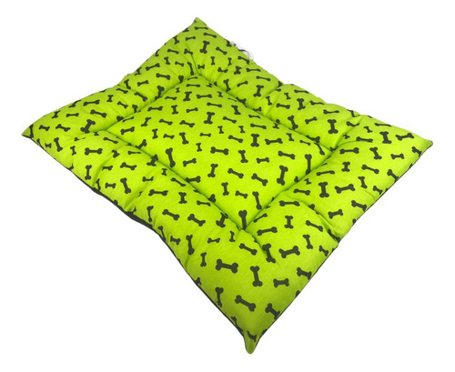 Cama Para Cachorro Ossinho Verde 55x79cm Grande