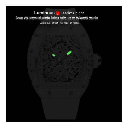 Reloj Luminoso Kimsdun De Lujo Con Forma De Calendario Ahuec