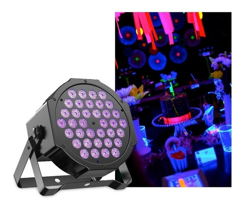 Luz Par Proton 36 Led Tacho Luces Dj  Fiestas Eventos Dmx 