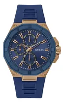Comprar Relógio Guess Masculino Multifunção Rose Azul Gw0803g2 Correia Azul-marinho Bisel Azul-marinho Fundo Azul-marinho