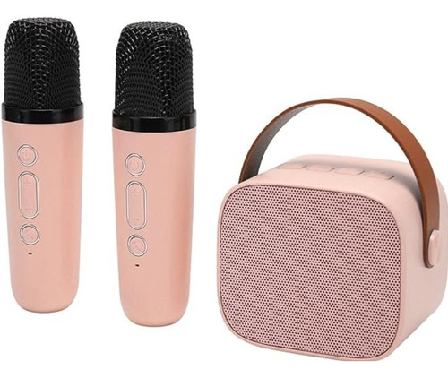 Bocina Karaoke Para Niñas Bluetooth Con 2 Micrófonos Niños