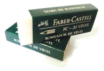 Borrador De Vinil Faber Castell Fc-20 Pack X4 Pcs