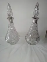 Comprar Antiguas Botellas De Cristal Y Plata 925 Inglesas,excelentes
