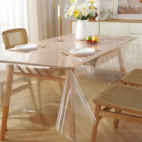 Toalha De Mesa Plastico Transparente Impermeável 2.20 X 1.40