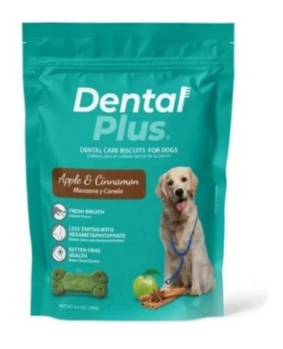 Galletas Dental Plus Manzana Canela 180 Gr