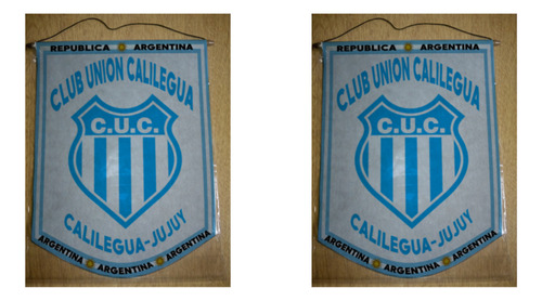 Banderin Mediano 27cm Club Union Calilegua Jujuy