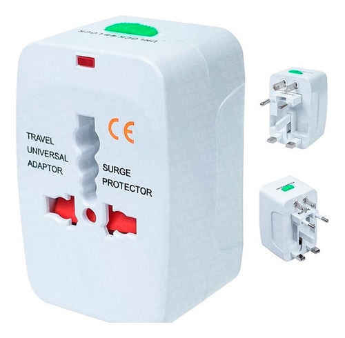 Adaptador Tomada Universal Internacional Usa Europa 3 Tipos