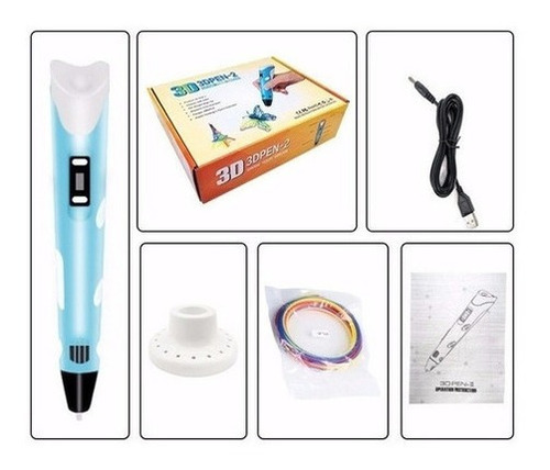 Imagem 4 de 4 de Caneta E Consumíveis Profissionais Da Impressora 3d Pla 9m