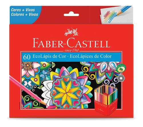 Lápices De Colores Faber-castell Eco X60