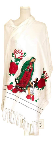 Rebozo Artesanal Virgen De Guadalupe 