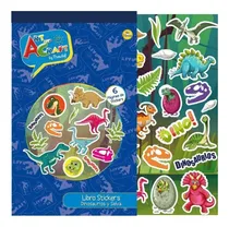 Comprar Libro De Stickers, 6 Páginas, 700 Stickers Personaje Dinosaurios