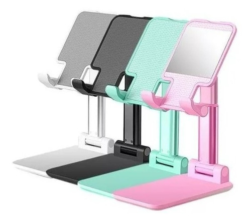 Soporte Rosado Plegable Para Teléfono Celular Y Tablet