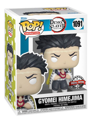 Funko Pop Gyomei Himejima 1091 Demon Slayer Edicion Especial